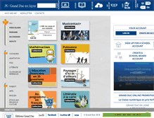 Tablet Screenshot of grandducenligne.com